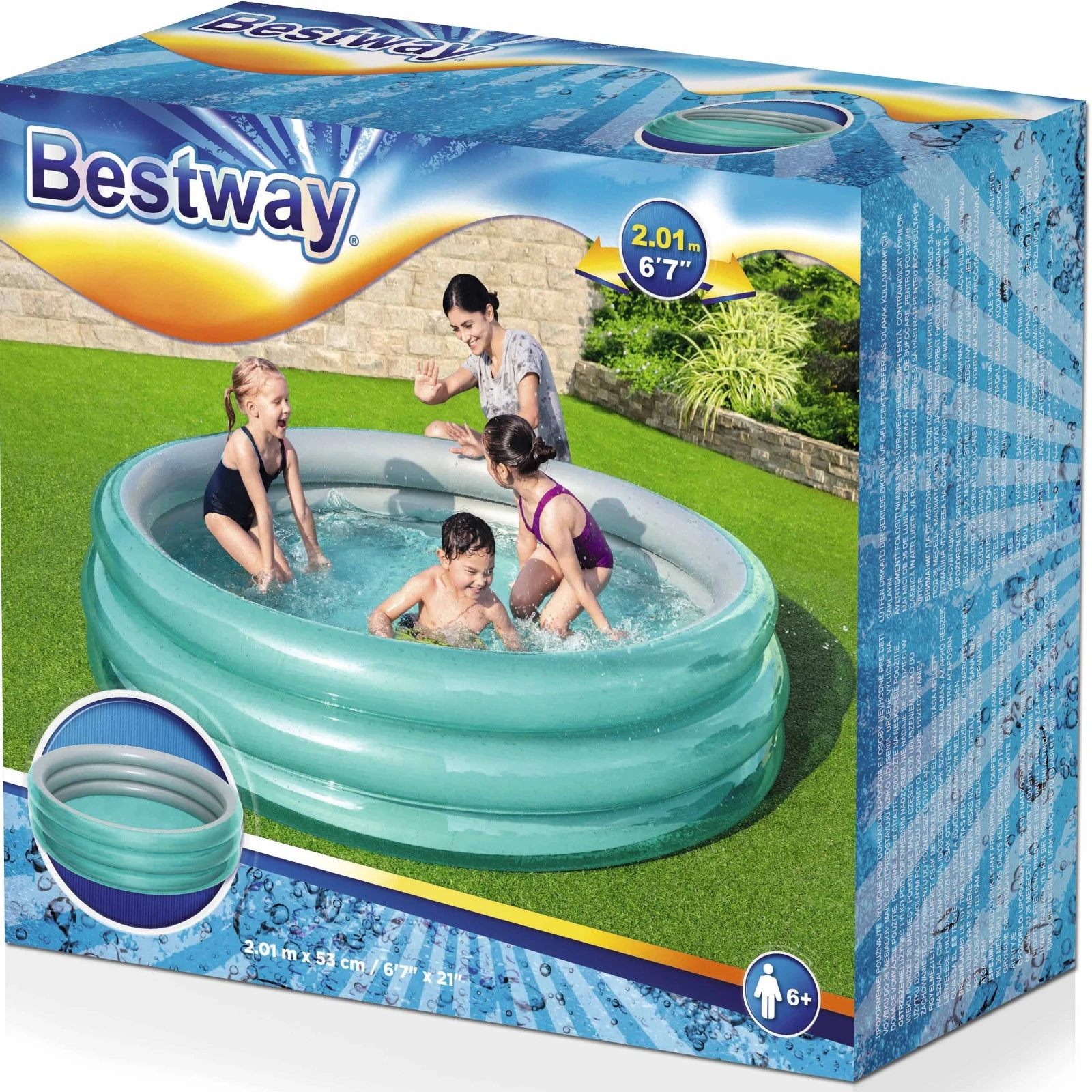Bestway Plaskpool Big Metallic 11 Bestway Plaskpool Big Metallic - Bild 9