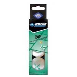 Donic-Schildkröt Bordtennisboll 1* Elite, 3st Pack -Tränings utrustning affär 608310 1stern elite 3pcs weiC39F verpackung 1600