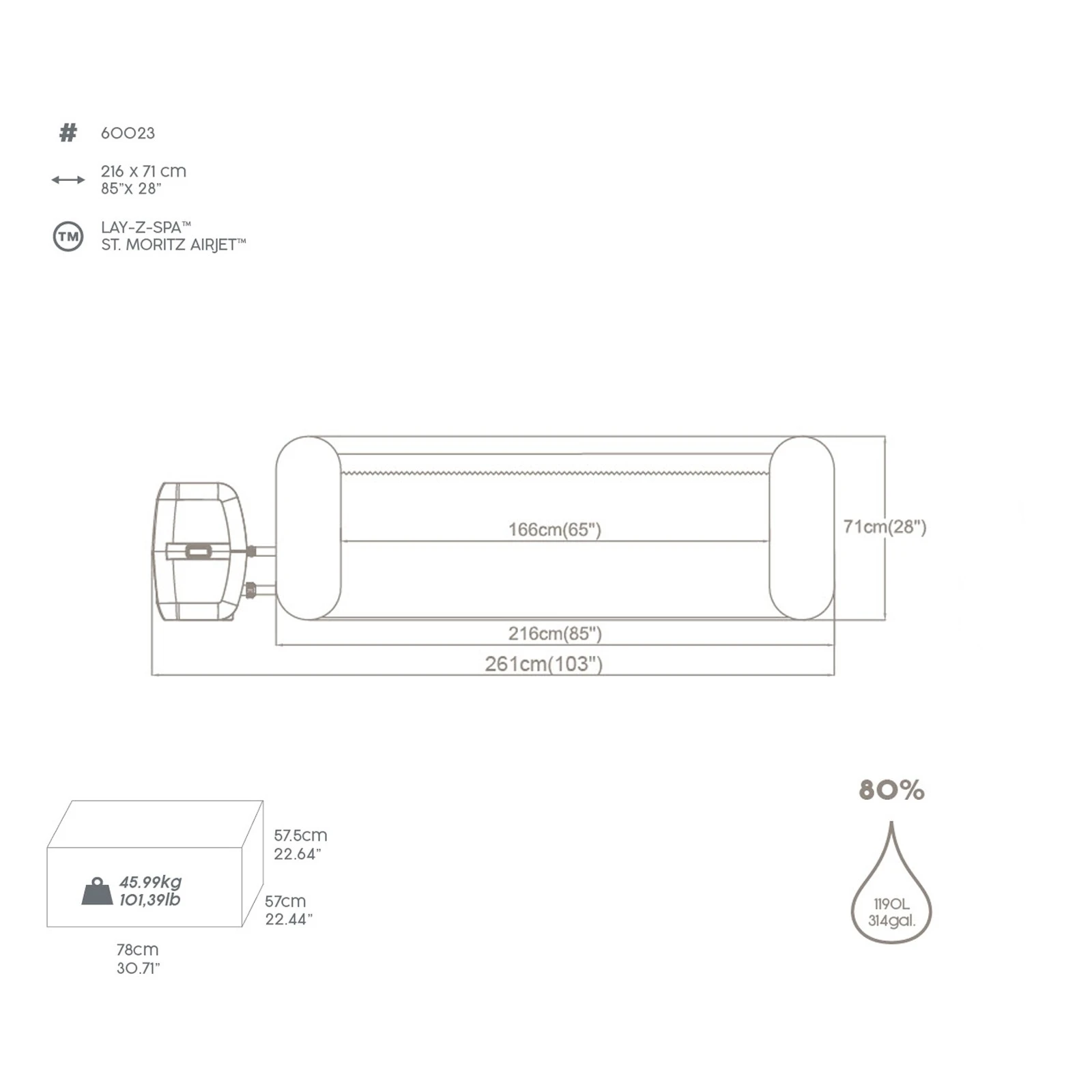 Bestway LAY-Z-SPA St. Moritz AirJet 7 Bestway LAY-Z-SPA St. Moritz AirJet - Bild 5