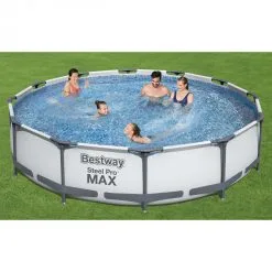 Bestway Steel Pro Max Frame Poolset -Tränings utrustning affär BW SteelMax 02 1600