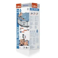 Bestway Steel Pro Max Frame Poolset -Tränings utrustning affär BW SteelMax 03 1600