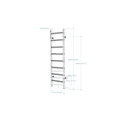 BenchK Ribbstol 200-serien 17 BenchK Ribbstol 200-serien -Tränings utrustning affär BenchK20200W 4 1600
