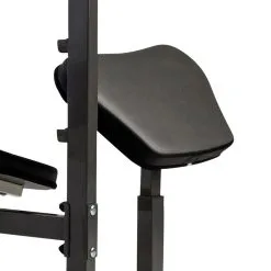 Marcy Pure Compact Bench -Tränings utrustning affär MWB 20100 Weight Bench Preacher Curl Storage2 1600