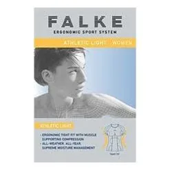 Falke Athletic Light Short Sleeve Women -Tränings utrustning affär athleticlight shortsleeve logo