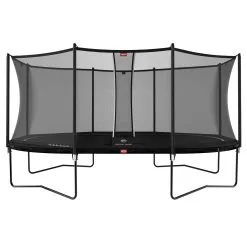 Berg Studsmatta Grand Favorit För Trädgården Inklusive Säkerhetsnätet Comfort -Tränings utrustning affär berg Grand Favorit Regular 520 Black Comfort 1 1600
