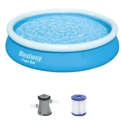 Bestway Fast Set Pool-set Med Filterpump -Tränings utrustning affär bestway fast set pool 03 1600