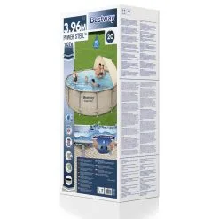 Bestway Power Steel Frame Pool Komplett Set -Tränings utrustning affär bestway pool komplett set 5614V verpackung 1600
