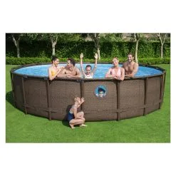Bestway Power Steel Frame Pool Swim Vista Series -Tränings utrustning affär bestway swimvista 3 1600