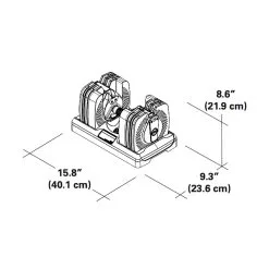 Bowflex SelectTech Bluetooth 560 19 Bowflex SelectTech Bluetooth 560 -Tränings utrustning affär bowflex hanteln560 09 1600