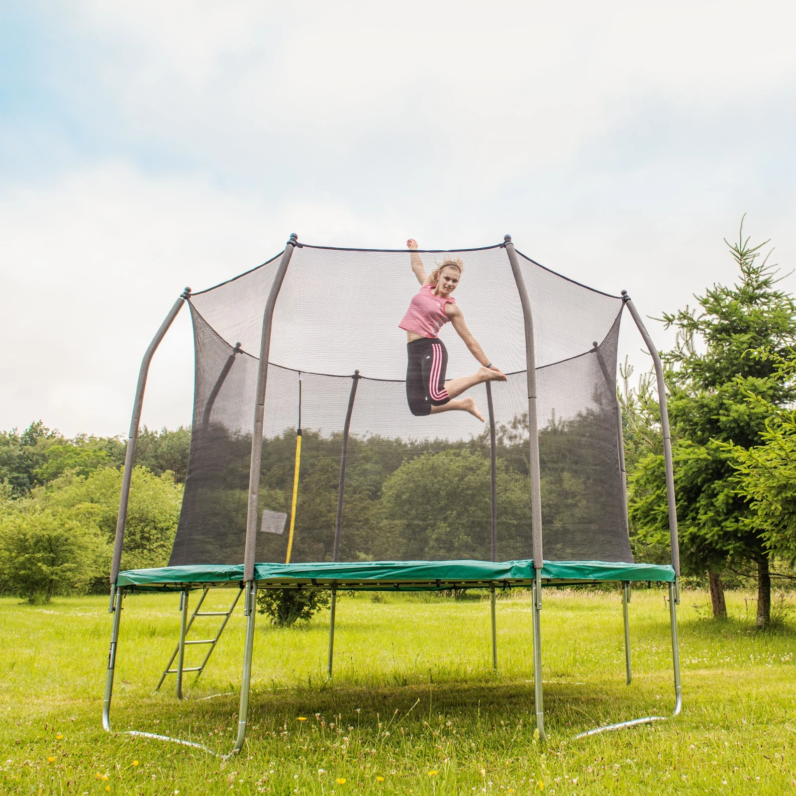 Cardiojump Studsmatta För Trädgården 4 Cardiojump Studsmatta För Trädgården - Bild 2