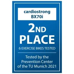 Cardiostrong Motionscykeln BX70i Touch -Tränings utrustning affär cardiostrong upright bike bx70i 2nd place 2021 1600