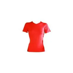 Falke Comfort Cool Short Sleeve Women -Tränings utrustning affär comfortcool shortsleeve rot detail