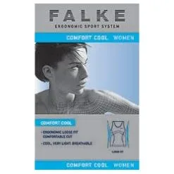 Falke Comfort Cool Singlet Women -Tränings utrustning affär comfortcool singlet logo