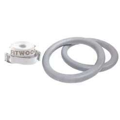 Fitwood Gymnastikringar 21 Fitwood Gymnastikringar -Tränings utrustning affär fitwood gym rings grey white 1600