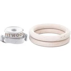 Fitwood Gymnastikringar 17 Fitwood Gymnastikringar -Tränings utrustning affär fitwood gymrings holzoberflC3A4che white straps 1600 1600