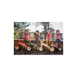 Kiddimoto Premium Springcykel -Tränings utrustning affär gruppenbild 4kinder 1600