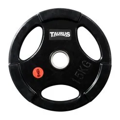 Taurus 50 Mm-viktskiva Gummerad 3G Svart 23 Taurus 50 Mm-viktskiva Gummerad 3G Svart -Tränings utrustning affär hantelscheiben 3g 15kg 005 1600