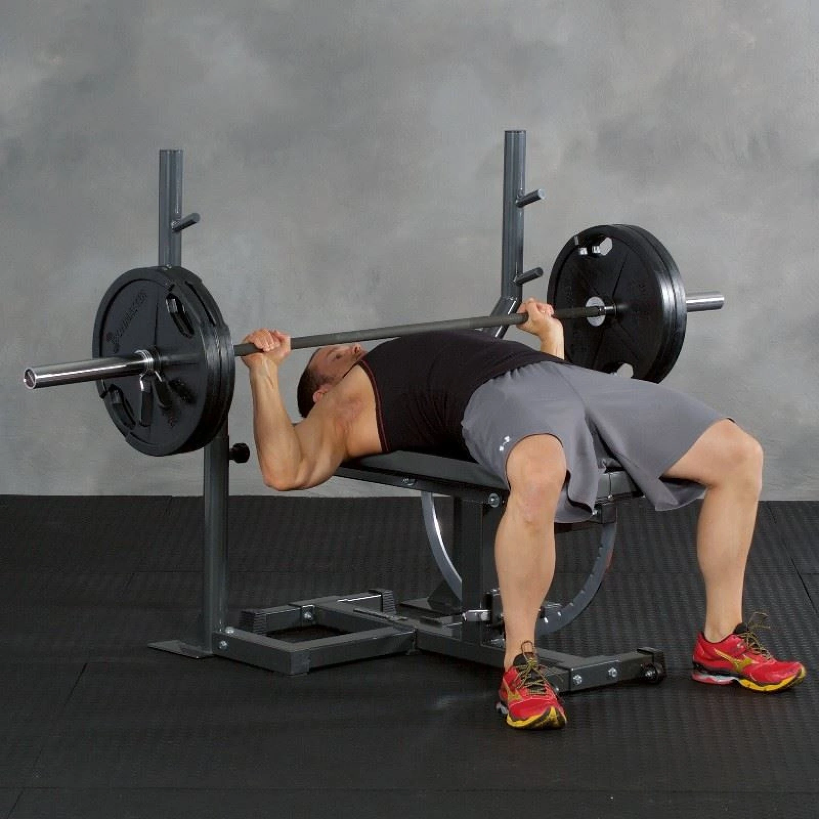 Ironmaster Skivstångsställ Till Super Bench Träningsbänk 4 Ironmaster Skivstångsställ Till Super Bench Träningsbänk - Bild 2