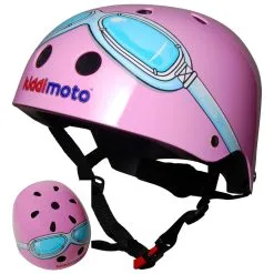 Kiddimoto Hjälm Stlk M -Tränings utrustning affär kmh021 pinkgoggle 1600