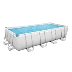 Bestway Power Steel Frame Pool-set Rektangulär