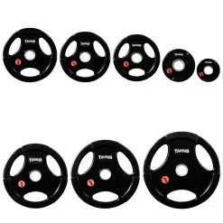 Taurus 50 Mm-viktskiva Gummerad 3G Svart