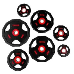 Taurus 50 Mm-viktskiva PU 3G Pro -Tränings utrustning affär taurus 50mm pu hantelscheibe 10 1600