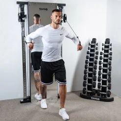 Taurus Kabeldragmaskin Design Line Dual -Tränings utrustning affär taurus dual pulley mirror 03 1600