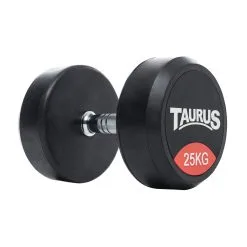 Taurus Studio Kompakt Hantel Gummibeklädd -Tränings utrustning affär taurus dumbbell 04 1600