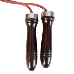 Taurus Hopprep I äkta Läder -Tränings utrustning affär taurus leder springseil 03 1600