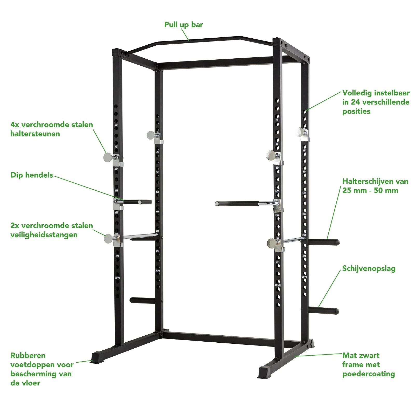 Tunturi WT60 Cross Fit Rack 11 Tunturi WT60 Cross Fit Rack - Bild 9