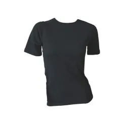 Odlo Warm Kortärmad Shirt Ladies -Tränings utrustning affär warm shirt short black detail